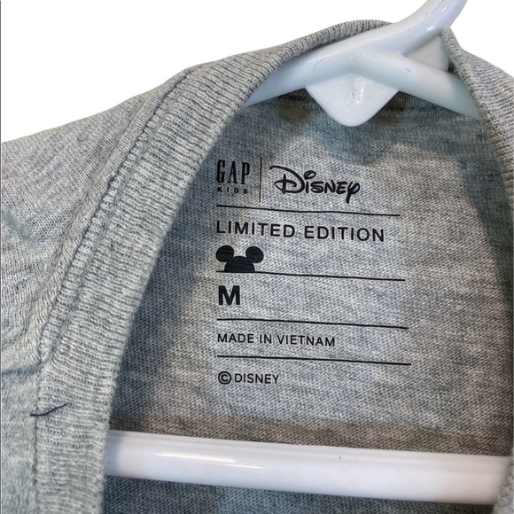 Mickey Mouse Gap Gray Long Sleeve tee Medium - Picture 3 of 3